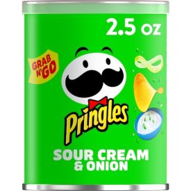 Pringles Sour Cream & Onion Flavored Potato Crisps - 2.5oz