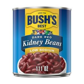 Bush’s Low-Sodium Dark Red Kidney Beans - 111oz