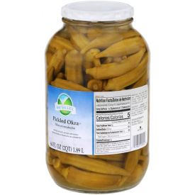 Bay Valley Whole Pickled Okra 64oz.