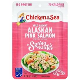 Chicken Of The Sea Skinless & Boneless Pink Salmon Pouch 2.5oz.