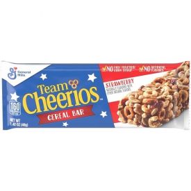 Cheerios Team Cereal Strawberry Bar 1.42oz.