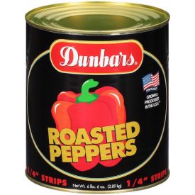 Dunbar Sweet Roasted Red Pepper Strips - 102oz