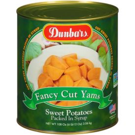 Dunbar Fancy Cut Sweet Potatoes - 108oz