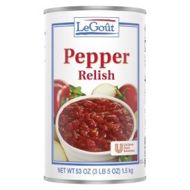 LeGoût Sweet Pepper Relish 50oz