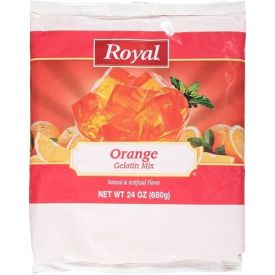 Royal Orange Gelatin Mix 24oz.