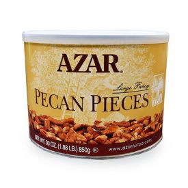 Azar Nut Fancy Raw Large Pecan Pieces 1.88lb.