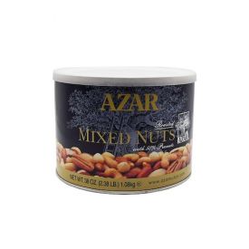 Azar Nut Oil Roasted Salted Mixed Nuts with Peanuts 2.38lb.