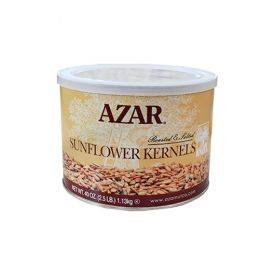 Azar Nut Shelled Oil Roasted Salted Sunflower Seed 2.5lb.