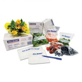 Inteplast Group Food Bags, 12 x 8 x 30, 24-Quart, 1.00 Mil, Clear, 