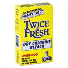 Twice as Fresh&reg; Powdered Chlorine Bleach - Vend Pack, 1 load