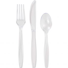 ASSORTED CUTLERY 12/24CT BOX CLEAR