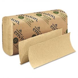 Georgia Pacific® Folded Paper Towels, 9-1/5x9-2/5, Brown
