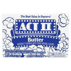 Act II Butter Lovers Microwave Popcorn 2.75oz.