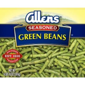 Allens Seasoned Cut Green Beans 106oz.
