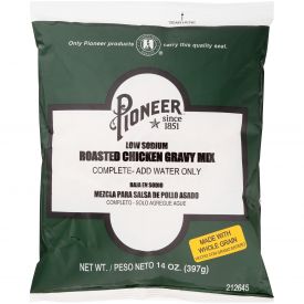 Pioneer Low Sodium Roasted Chicken Gravy Mix - 14oz