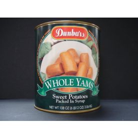 Dunbar Fancy Whole Sweet Potatoes - 108oz