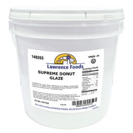 Lawrence Foods Supreme Donut Glaze 22lb.