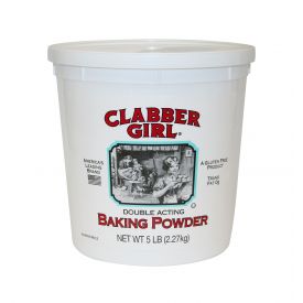 Clabber Girl Gluten Free Double Acting Baking Powder 5lb.