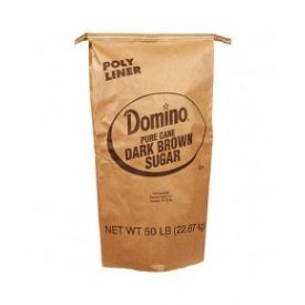 Domino Dark Brown Sugar 50lb.