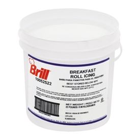 Brill White Breakfast Roll Icing 22lb. 