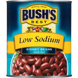Bush’s Low-Sodium Dark Red Kidney Beans - 111oz