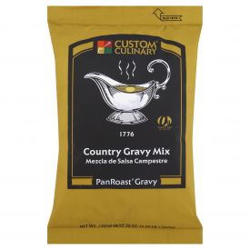 Custom Culinary PanRoast Country Gravy Mix 6-20oz