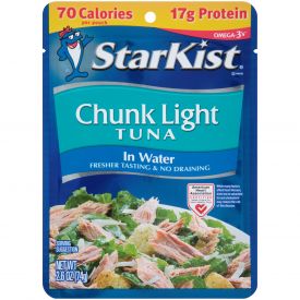 StarKist® Chunk Light Tuna Water Pouch 2.6oz.