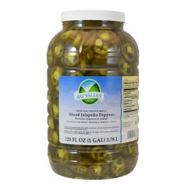 Bay Valley Fresh Pack Sliced Jalapeno Peppers 128oz.