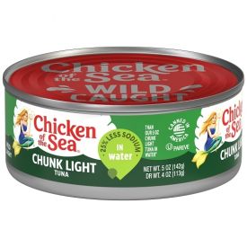 Chicken Of The Sea Chunk Light Tuna In Water Lower Sodium 5oz.