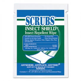Scrubs Insect Shield Repellent Wipes