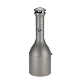 Rubbermaid® Commercial Infinity Traditional Smoking Receptacle, Pewter