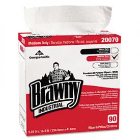 Georgia Pacific® Brawny Industrial; Medium Duty Wipers, 90 Wipes/Box