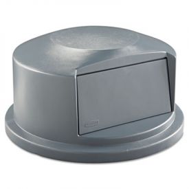 Rubbermaid® Commercial Round Brute Dome Top, 24 13/16 x 12 5/8, Gray