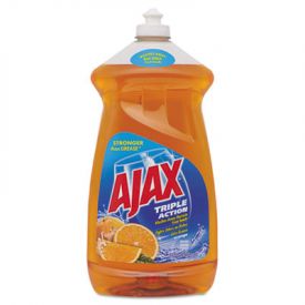 Ajax® Dish Detergent, Liquid, Antibacterial, Orange, 52 oz, Bottle