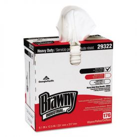 Brawny Industrial® Heavy Weight HEF Disposable Shop Towels, 9 x 12.5