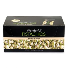 Wonderful Roasted and Salted Pistachios, 1.5oz.