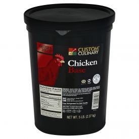 Custom Culinary Masters Touch Chicken Base Concentrate - 5lb