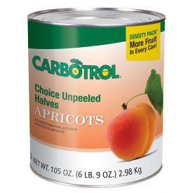 Carbotrol Apricot Halves 105oz.