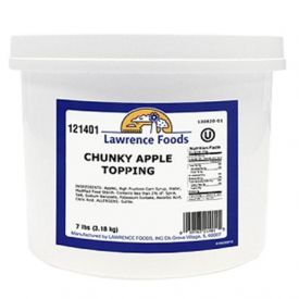 Lawrence Foods Chunky Apple Topping 7lb.