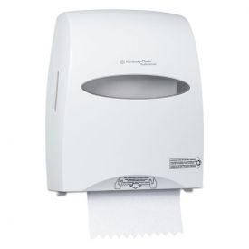 Kimberly-Clark Professional* Sanitouch Hard Roll Towel Dispenser, 12.63wx10.2dx16.13h, White