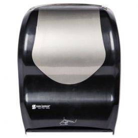 San Jamar® Smart System with iQ Sensor Towel Dispenser, 16 1/2 x 9 3/4 x 12, Black/Silver