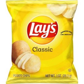 Lay's Classic Regular Potato Chips 1 oz.