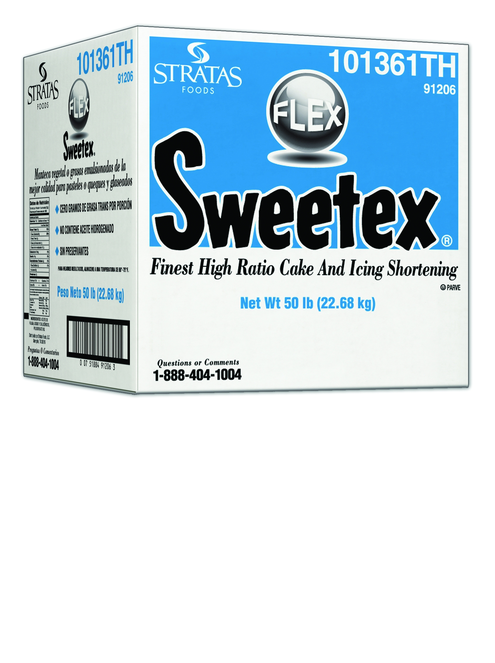 Sweetex Flex High Ratio Cake & Icing Shortening 50lb. in Bulk at  Warehouse115
